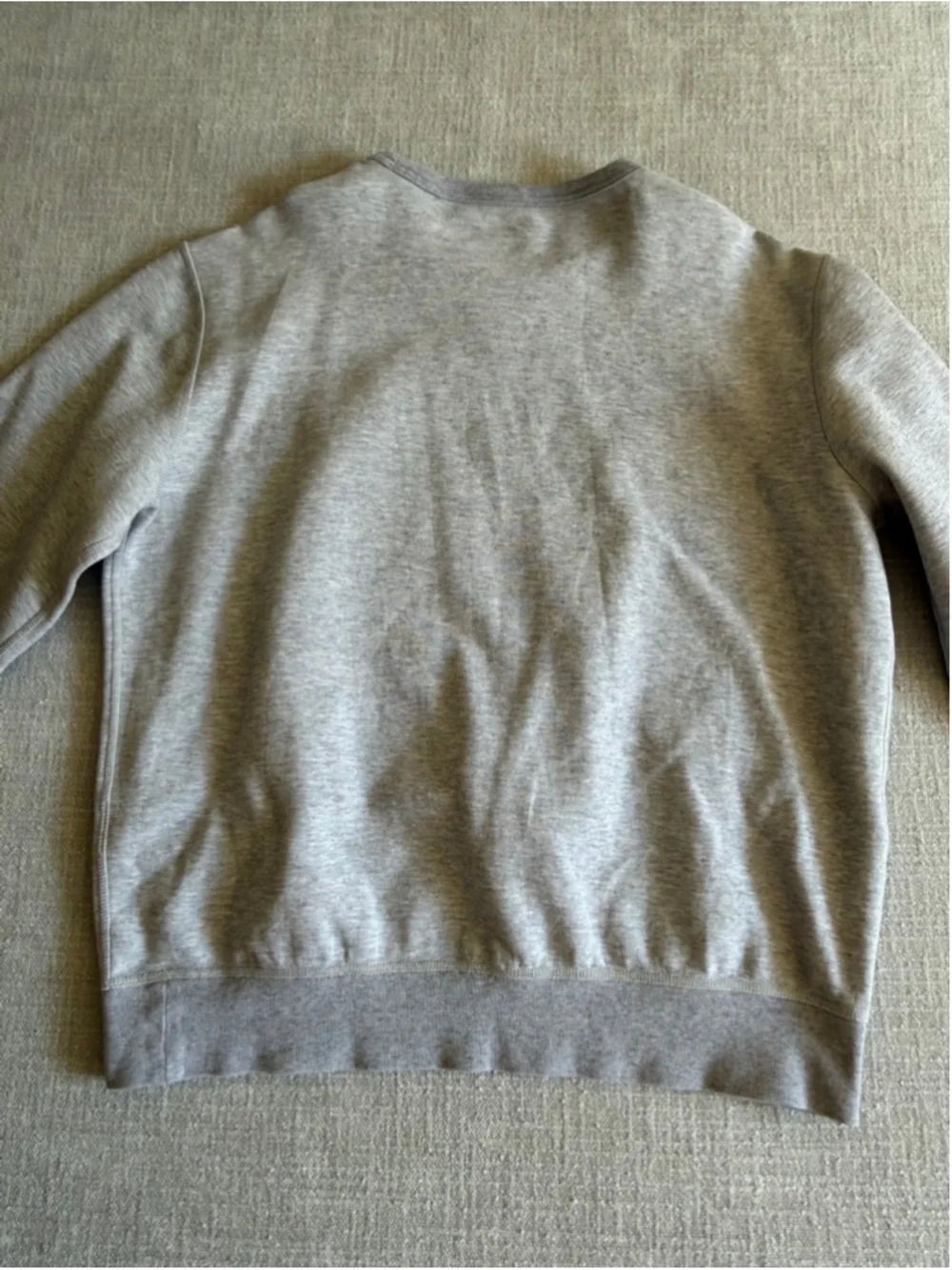 Polo Ralph Lauren Mens defender bear print sweatshirt in grey marl size large